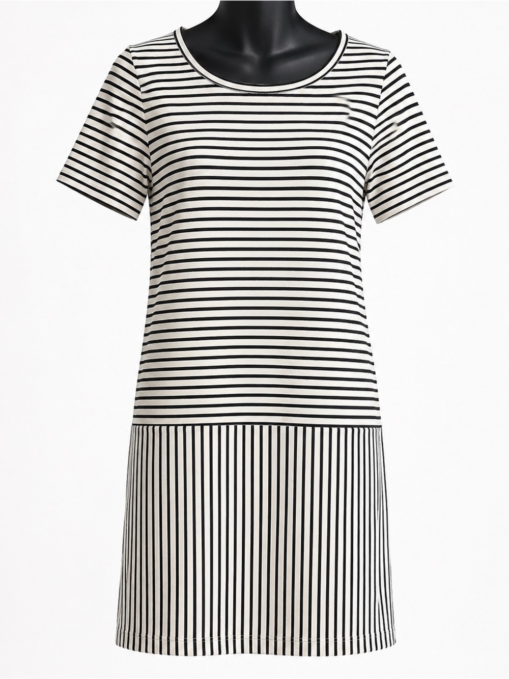 Madewell Striped Dockside Shift T-Shirt Dress small